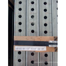 China Factory Supply Perforated Steel Square Tracffic Sign Postes avec le meilleur prix